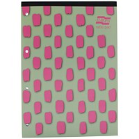 Europa Splash Refill Pad, A4, Ruled with Margin, 140 Pages, Pink, Pack of 6