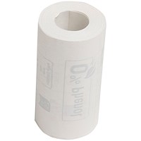 Exacompta SumUp Zero Plastic Receipt Roll, 57x30mmx9m, Pack of 20 Exacompta SumUp Zero Plastic Receipt Roll, 57x30mmx9m, Pack of 20