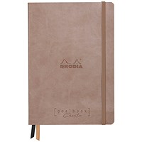 Rhodiarama Creation Dot Goalbook, A5, 160 Pages, Taupe