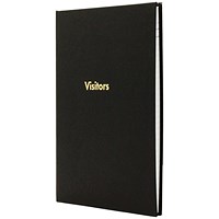 Guildhall Visitors Book, Casebound, 160 Pages, Black Guildhall Visitors Book, Casebound, 160 Pages, Black