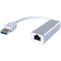 Connekt Gear USB 3 to RJ45 Cat6 Ethernet Adaptor, White