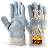 Gloveszilla Cut Resistant Rigger Gloves, White, Medium