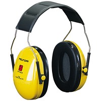 3M Peltor Optime I Headband Ear Defenders, Yellow