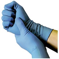 Shield Powder-Free Nitrile Gloves, Medium, Blue, Pack of 100