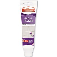 UniBond Waterproof Grout Reviver, White, 125ml