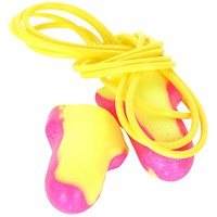 Howard Leight Laser Lite Corded Earplugs, Yellow & Red, Pack of 100