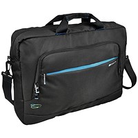 Monolith Blue Line Laptop Carry Case, For up to 17.2 Inch Laptops, Black