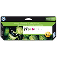 HP 971XL Magenta High Yield Ink Cartridge CN627AE