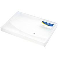 Rapesco Rigid Wallet Document Box, 25mm Spine, A4, Clear