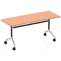 Impulse Rectangular Tilt Table, 1600mm Wide, Beech