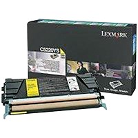 Lexmark Yellow Return Programme 3K Toner Cartridge C5220YS