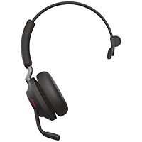 Jabra Evolve2 65 Monaural USB-A Wireless Headset Unified Communication Version Black 26599-889-999