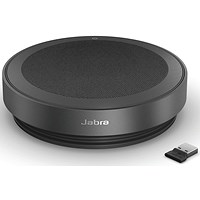 Jabra Speak2 75 Wireless Speakerphone, Bluetooth, USB-C USB-A, Jabra Link 380a Adapter, MS Teams