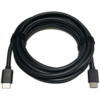 Jabra HDMI Cable for Jabra PanaCast 50 Video Bar System Video Conferencing Kit, 4.6m, Black