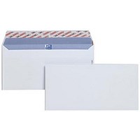 Plus Fabric DL Envelopes, White, Peel and Seal, 120gsm, Pack of 250