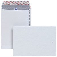 Plus Fabric C4 Pocket Envelopes, White, Peel and Seal, 120gsm, Pack of 125