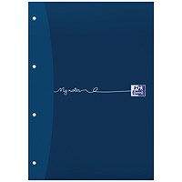 Oxford My Notes Sidebound Refill Pad, A4, Ruled with Margin, 200 Pages, Blue, Pack of 5