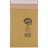 Jiffy No.1 Padded Bag, 165x280mm, Gold, Pack of 10