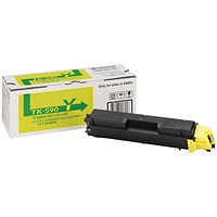 Kyocera TK-590Y Yellow Laser Toner Cartridge