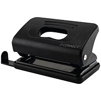 Q-Connect 2 Hole Punch, Capacity 10 Sheets, Black