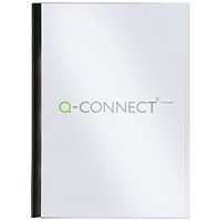 Q-Connect Slide Binder & Cover Set, 150 micron, Black, A4, Pack of 100