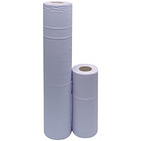 2Work 2-Ply Hygiene Roll, 10 Inch, Blue, Pack of 24