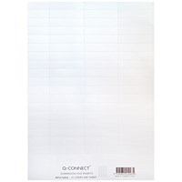 Q-Connect Suspension File Card Inserts, White, Pack of 51