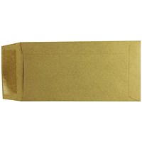 Q-Connect DL Pocket Envelopes, Gummed, 70gsm, Manilla, Pack of 1000