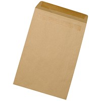 Q-Connect C5 Pocket Envelopes, Self Seal, 90gsm, Manilla, Pack of 500