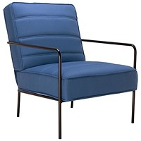 Astin Russell Reception Wire Frame Armchair, Blue
