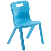 Titan 1 Piece Chair 310mm Sky Blue Pack of 10