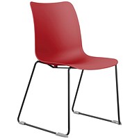 Jemini Flexi Skid Chair, Red
