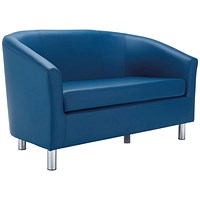 Jemini Tub Polyurethane Sofa, Blue