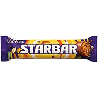 Cadbury Starbar Chocolate Bar, 49g, Pack of 32
