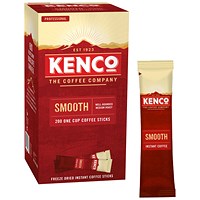 Kenco Smooth Instant Coffee Sachets, Pack of 200