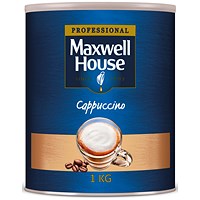Maxwell House Instant Cappuccino Powder, 1kg