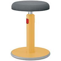 Leitz Ergo Cosy Active Sit/Stand Stool, Warm Yellow