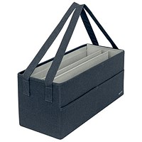 Leitz Fabric Hot-Desking Work Bag, Grey