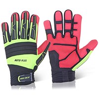 Mec Dex Auto Plus Mechanics Gloves, Multicoloured, Medium