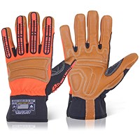 Mec Dex Rough Handler C5 360 Mechanics Gloves, Large