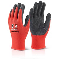 Beeswift Multi Purpose Latex Poly Gloves, Black, Small