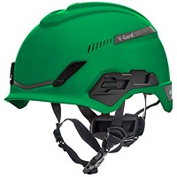 MSA V-Gard H1 Tri-Vented Helmet, Green