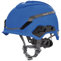 MSA V-Gard H1 Non Vented Helmet, Blue