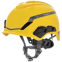 MSA V-Gard H1 Non Vented Helmet, Yellow
