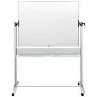 Nobo Enamel Magnetic Mobile Whiteboard, 1500x1200mm