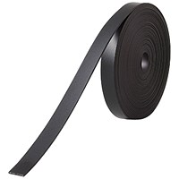Nobo Whiteboard Magnet Tape, 10mmx5m, Black