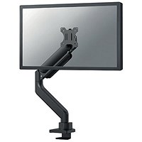 Neomounts Deskclamped Full Motion Single Monitor Arm, Adjustable Height and Tilt, Black