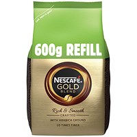 Nescafe Gold Blend Instant Coffee Refill, 600g