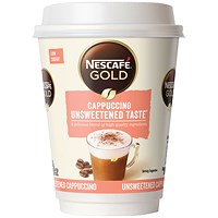 Nescafe & Go Gold Cappuccino, Sleeve of 8 Cups