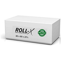 Roll-X Thermal Till Rolls, BPA Free, 80mm x 80mm, Pack of 20 Roll-X Thermal Till Rolls, BPA Free, 80mm x 80mm, Pack of 20
